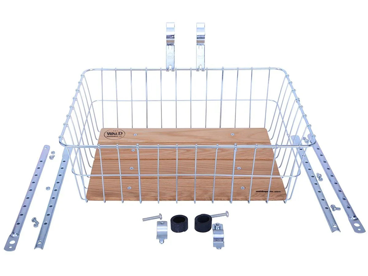 WALD 1392 Woody Basket Plated - Simple Bike Store