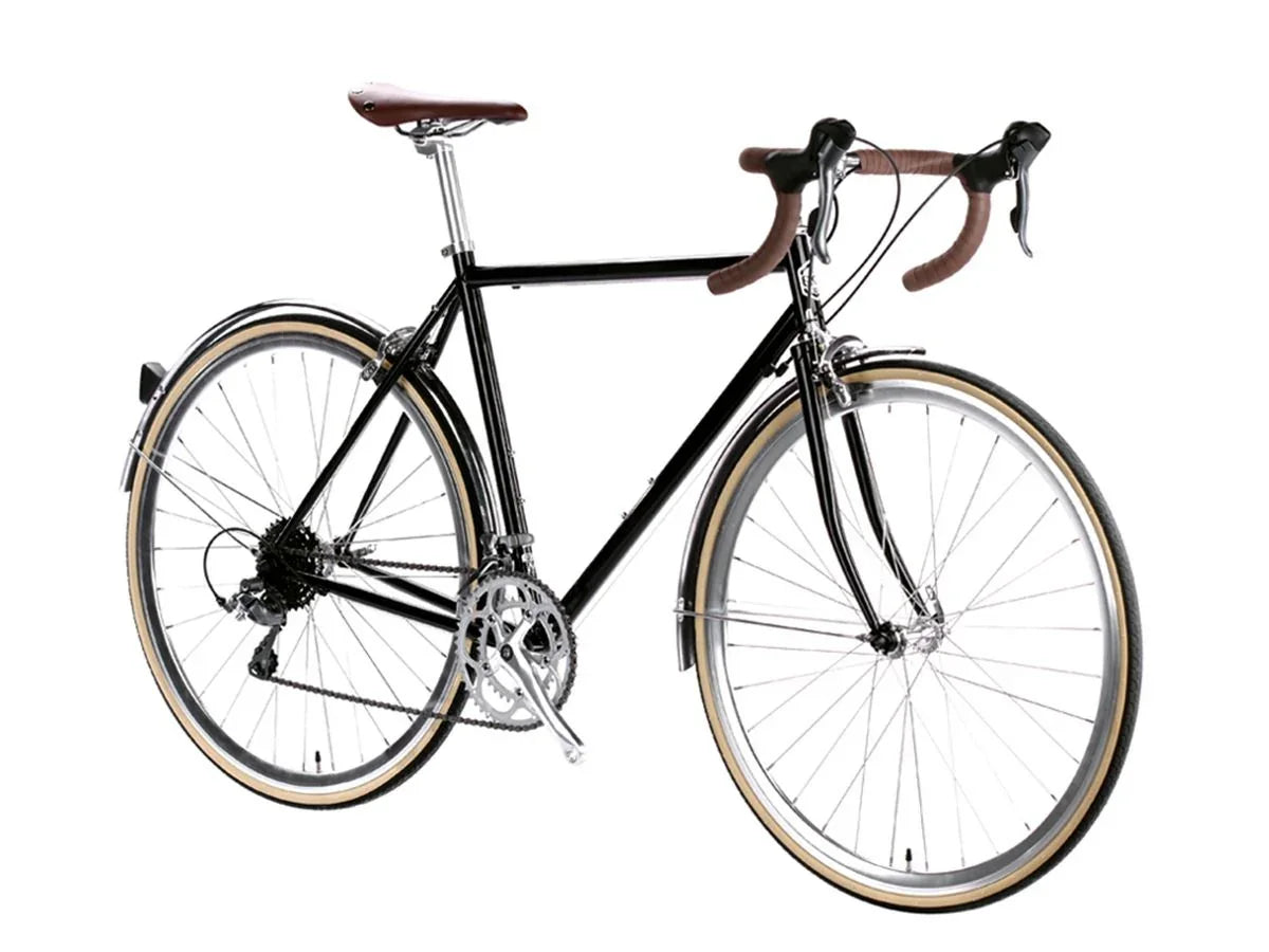 6KU Troy 16spd City Bike - Del Rey Black - Simple Bike Store