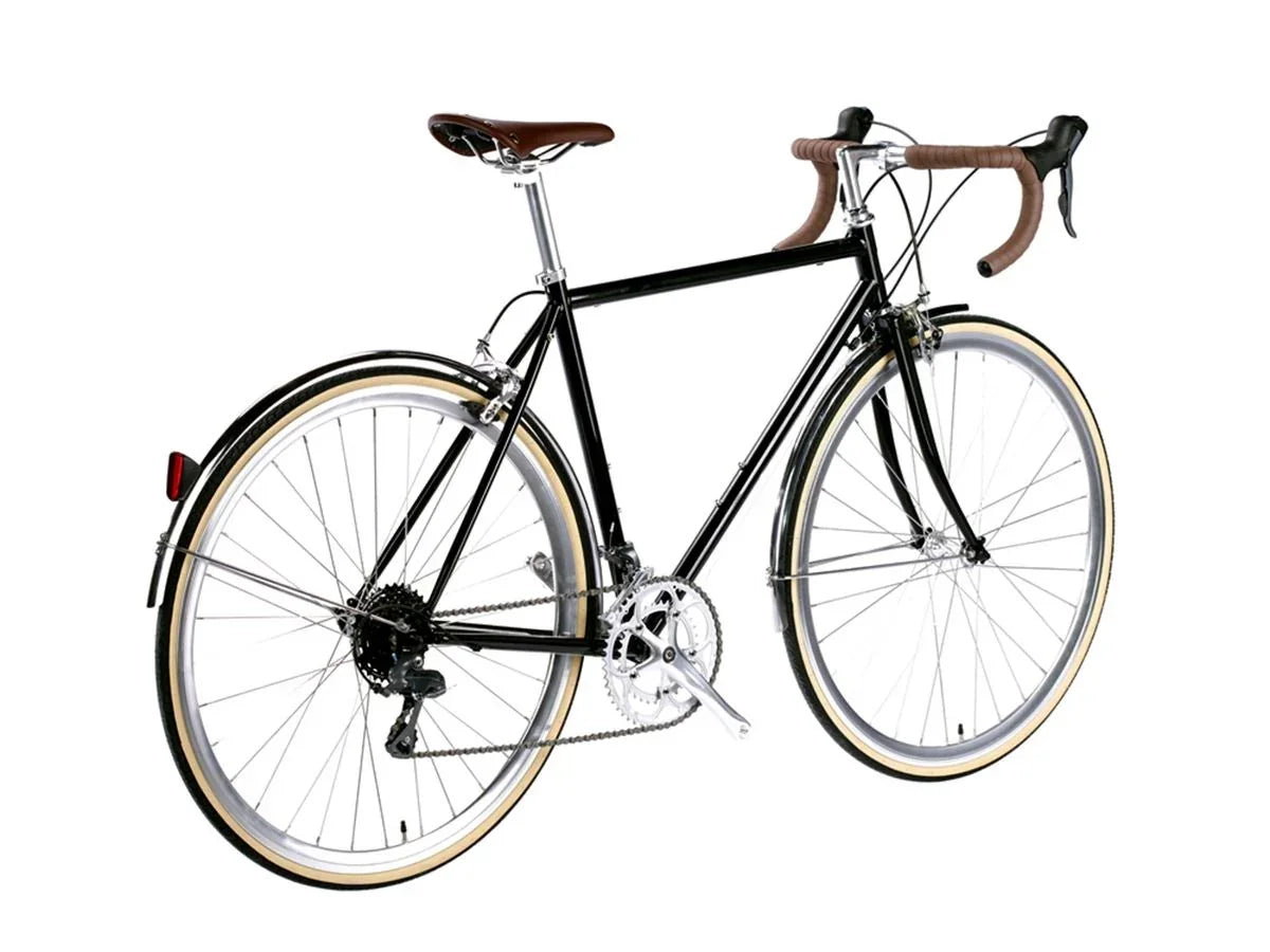 6KU Troy 16spd City Bike - Del Rey Black - Simple Bike Store