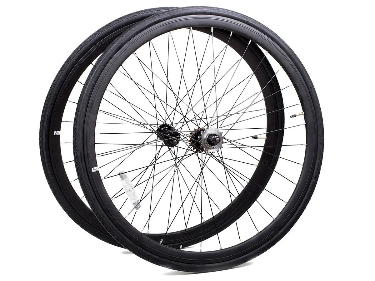 6KU Wheelset 700C Black - Simple Bike Store
