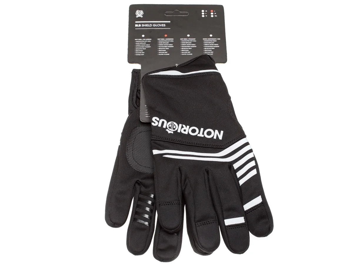 BLB Shield Cycling Gloves - Notorious - Simple Bike Store