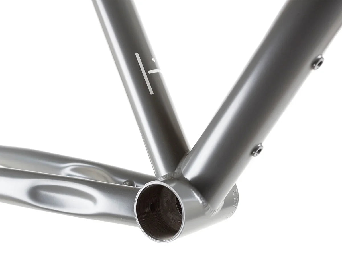 BLB Hitchhiker Frameset - Satin TI Grey - Simple Bike Store