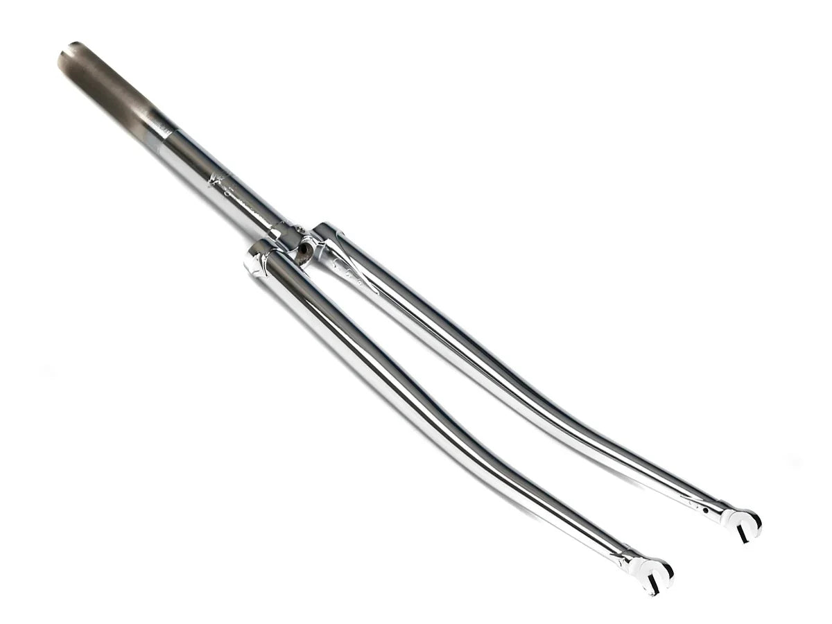 BLB Flat Crown Fork Chrome - Simple Bike Store