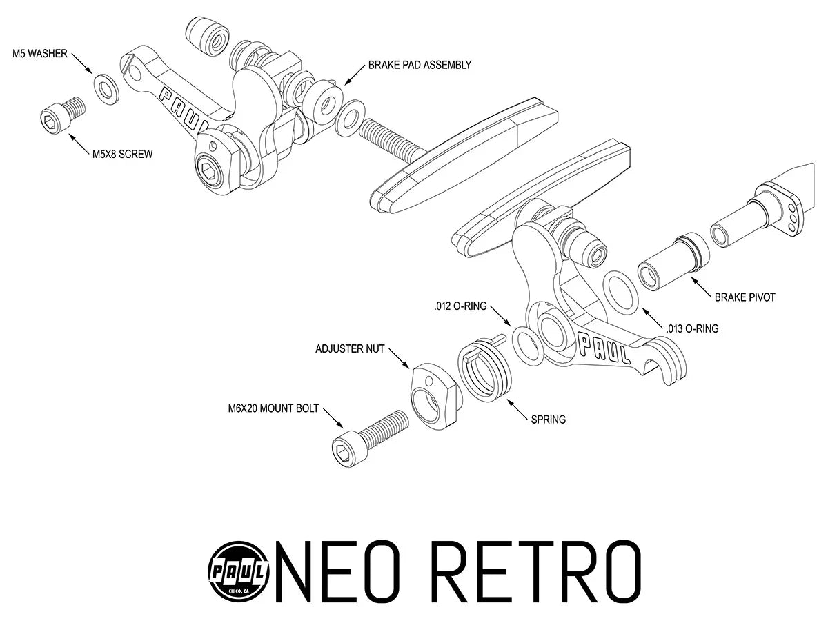 Paul Components Neo Retro Brake - Simple Bike Store
