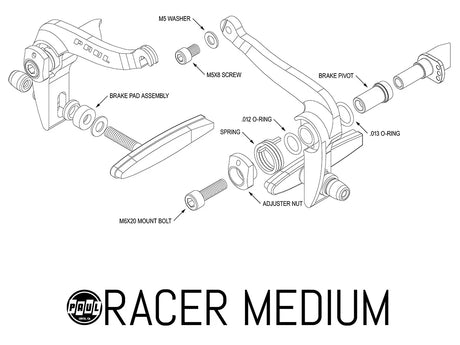 Paul Components Racer Medium Front - Simple Bike Store