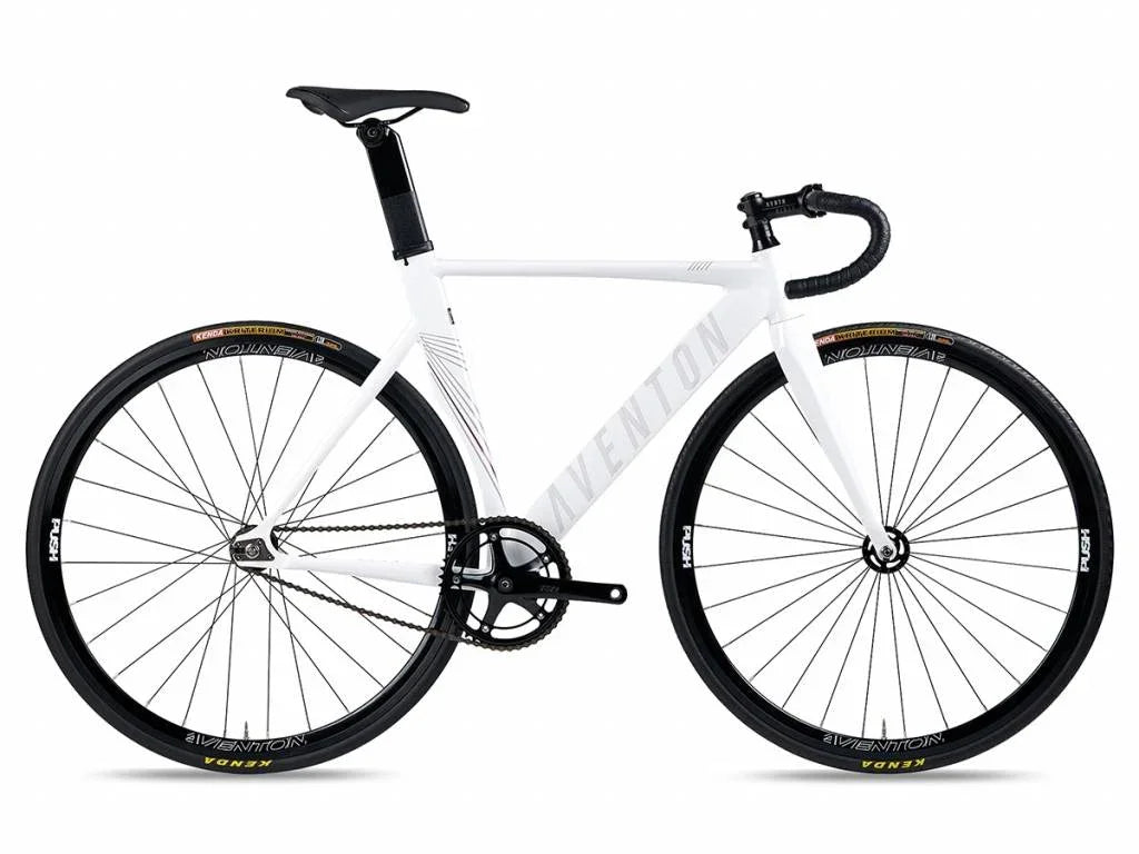 Aventon Mataro Fixie & Single speed Bike - White - Simple Bike Store