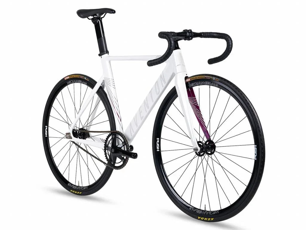 Aventon Mataro Fixie & Single speed Bike - White - Simple Bike Store