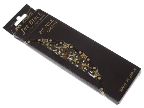 Izumi Jet Black Track Chain - Gold - Simple Bike Store