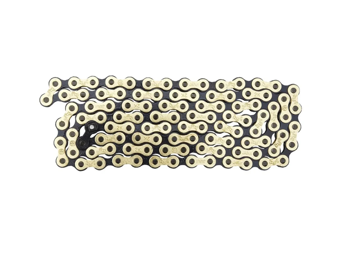 Izumi Jet Black Track Chain - Gold - Simple Bike Store