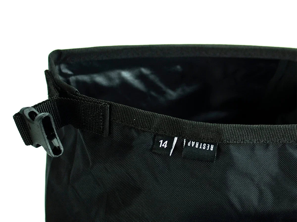 Restrap 14L Double Roll Dry Bag - Black - Simple Bike Store