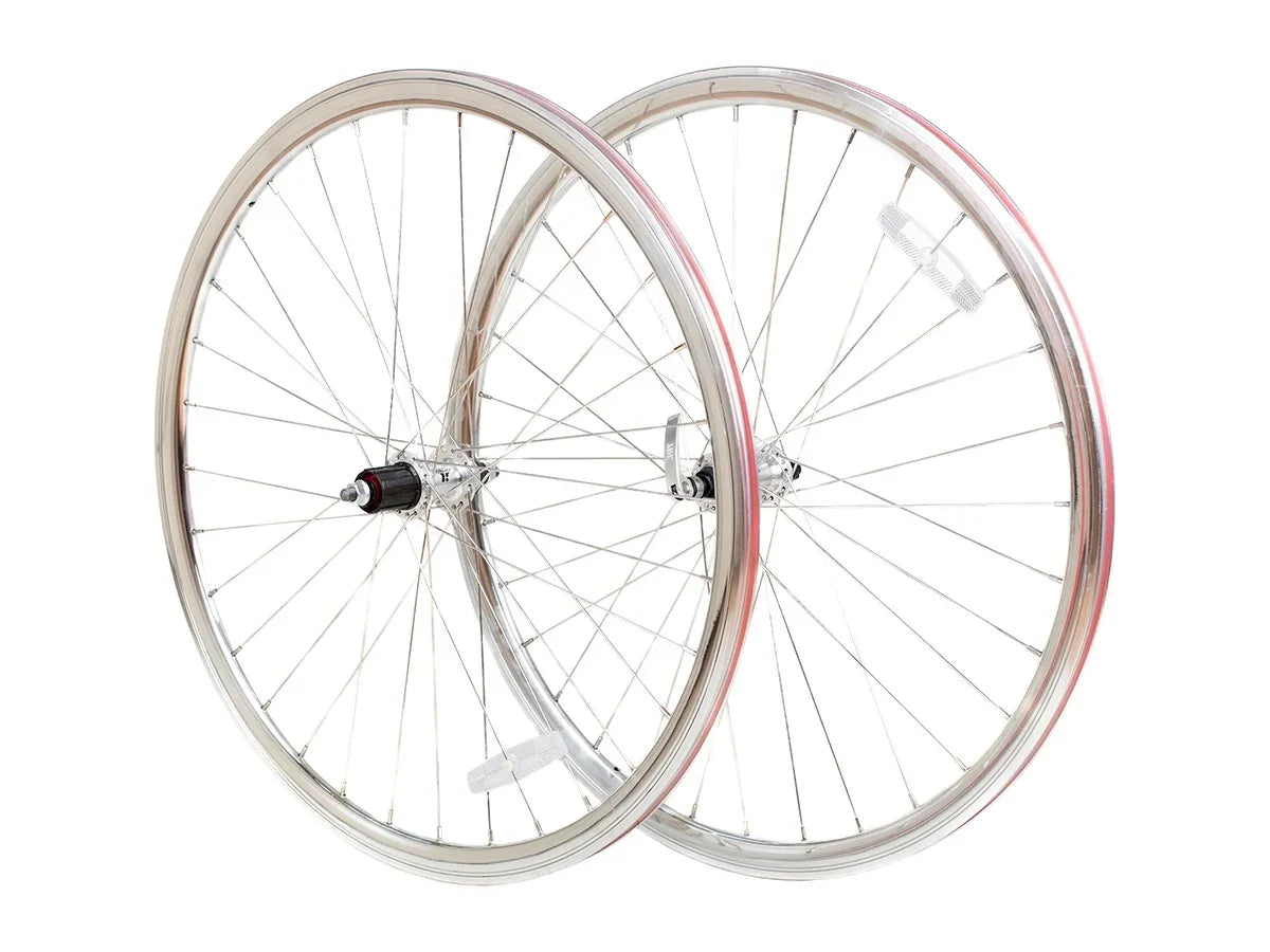 6KU Road Wheelset 8-Speed Silver - Simple Bike Store