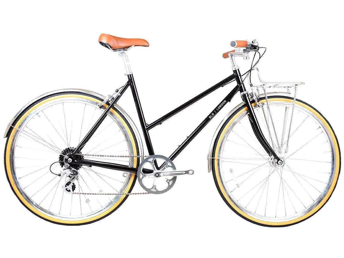 BLB Butterfly 8spd Town Bike - Black - Simple Bike Store