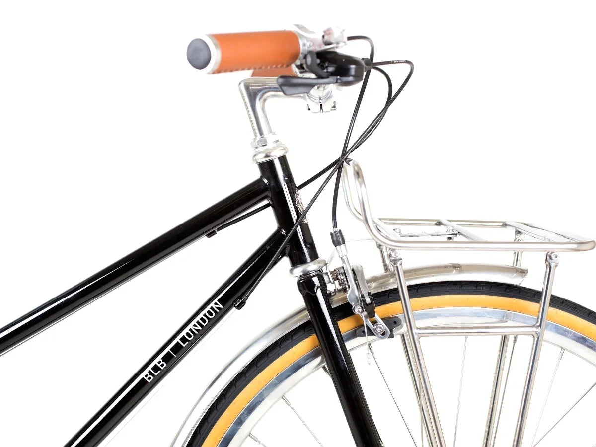 BLB Butterfly 8spd Town Bike - Black - Simple Bike Store