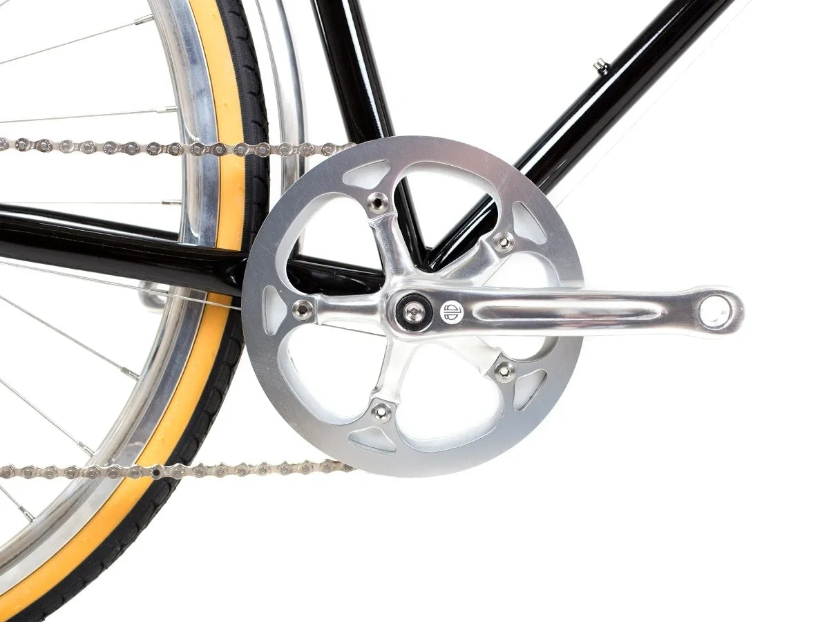 BLB Butterfly 8spd Town Bike - Black - Simple Bike Store