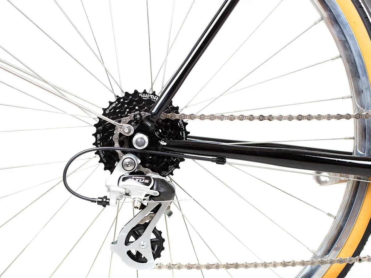 BLB Butterfly 8spd Town Bike - Black - Simple Bike Store