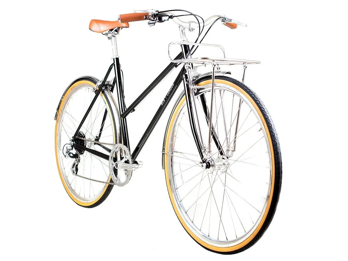 BLB Butterfly 8spd Town Bike - Black - Simple Bike Store