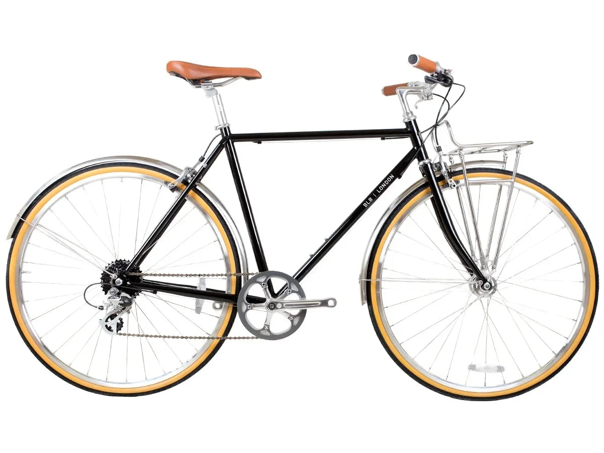 BLB Beetle 8spd Town Bike - Black - Simple Bike Store