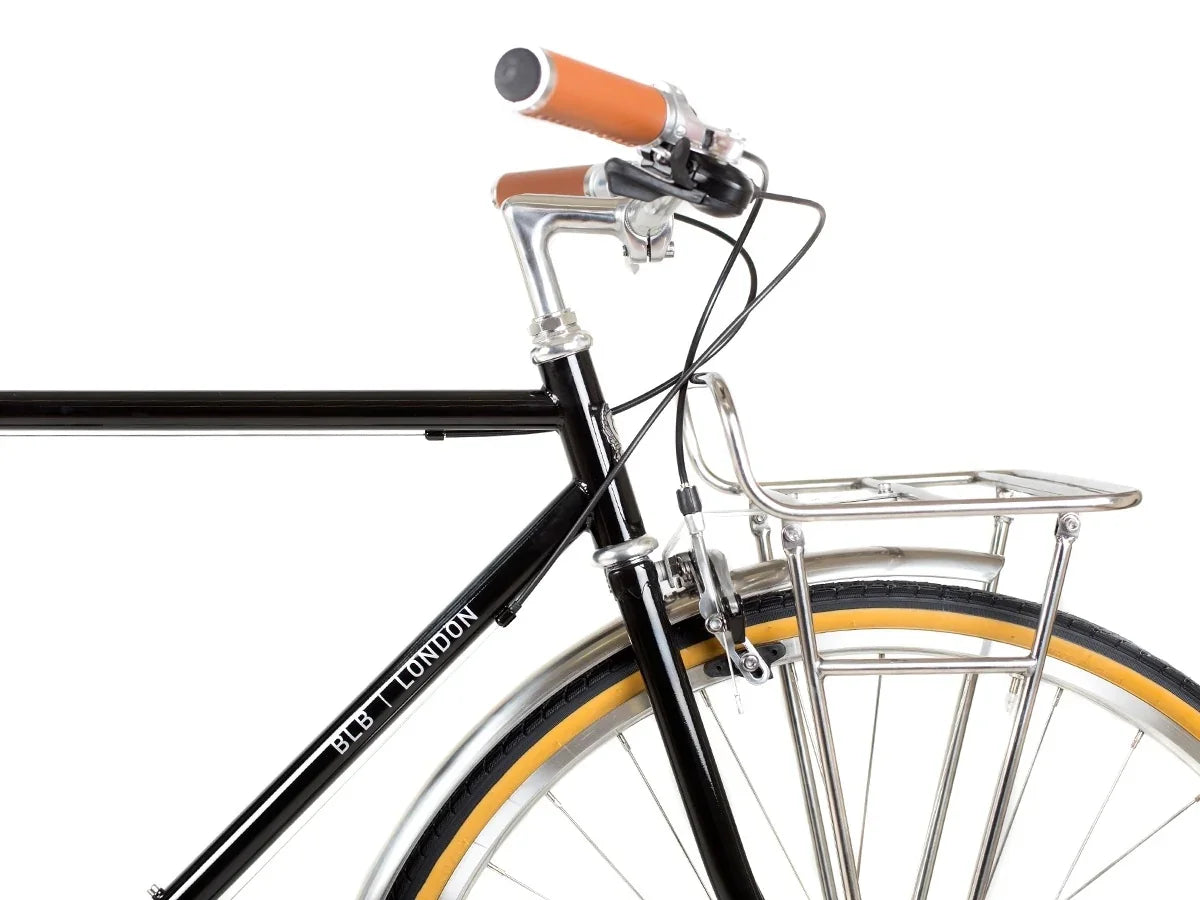 BLB Beetle 8spd Town Bike - Black - Simple Bike Store