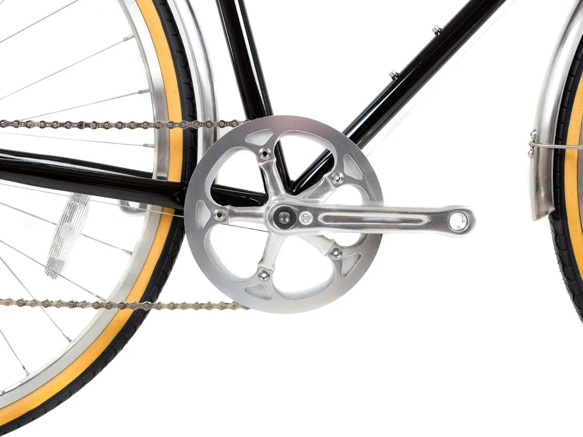 BLB Beetle 8spd Town Bike - Black - Simple Bike Store