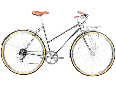 BLB Butterfly 8spd Town Bike - Chrome - Simple Bike Store