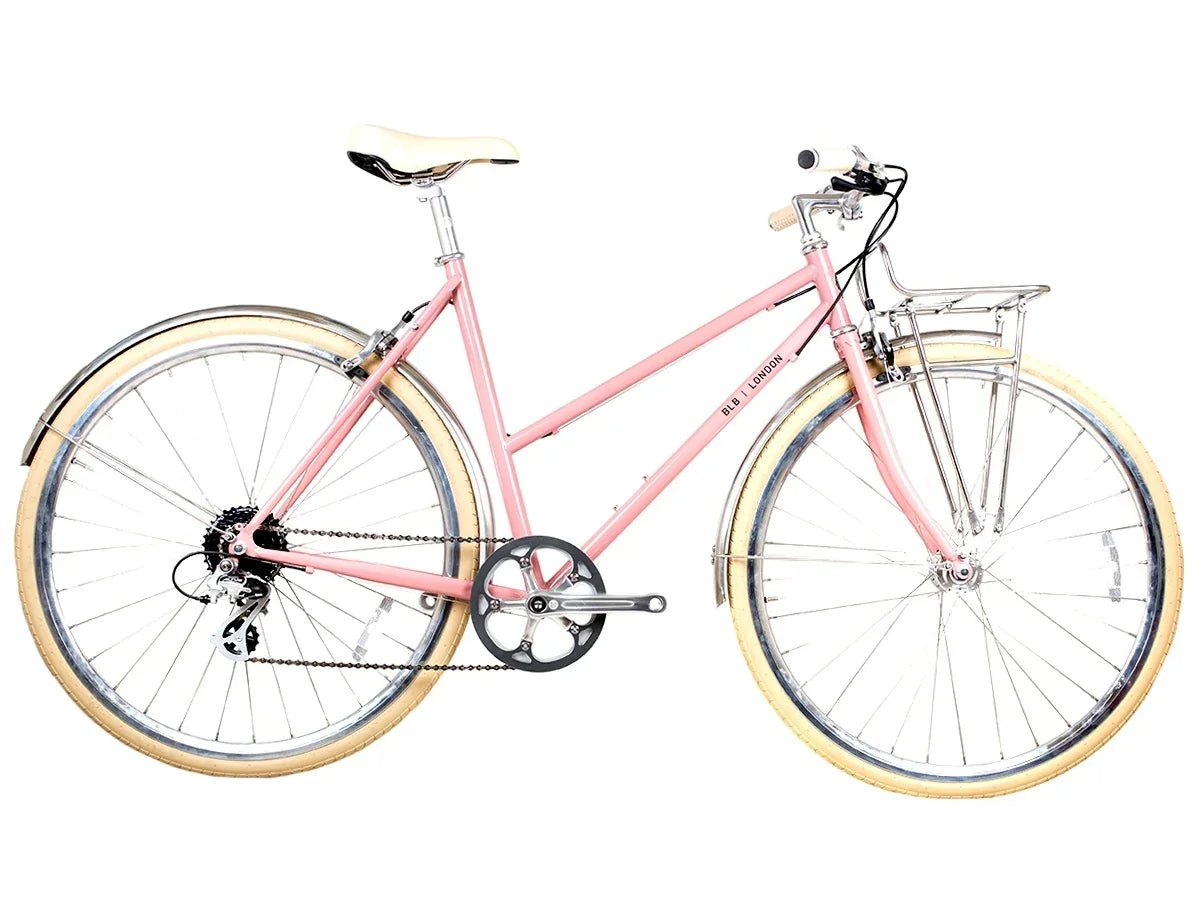 BLB Butterfly 8spd Town Bike - Dusty Pink - Simple Bike Store