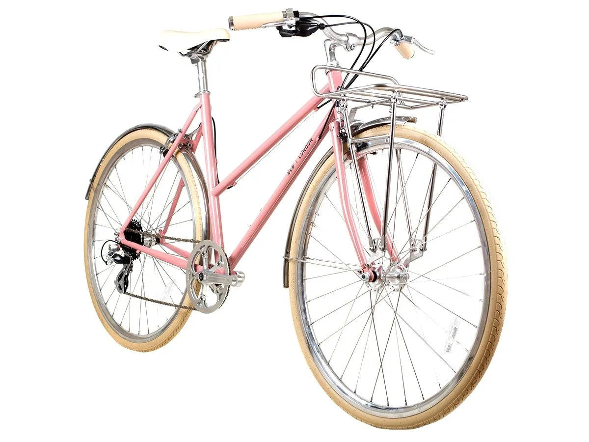BLB Butterfly 8spd Town Bike - Dusty Pink - Simple Bike Store