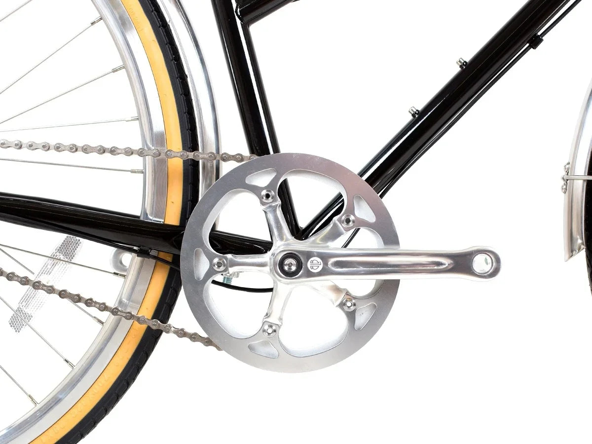 BLB Butterfly 3spd Town Bike - Black - Simple Bike Store