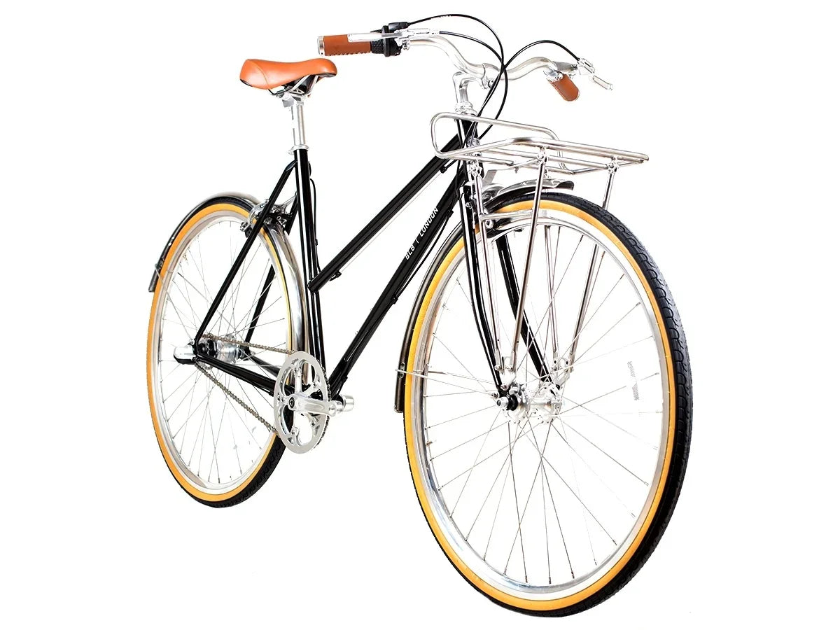 BLB Butterfly 3spd Town Bike - Black - Simple Bike Store