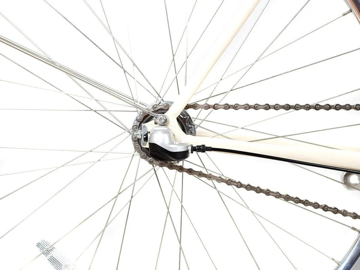 BLB Butterfly 3spd Town Bike - Natural Beige - Simple Bike Store