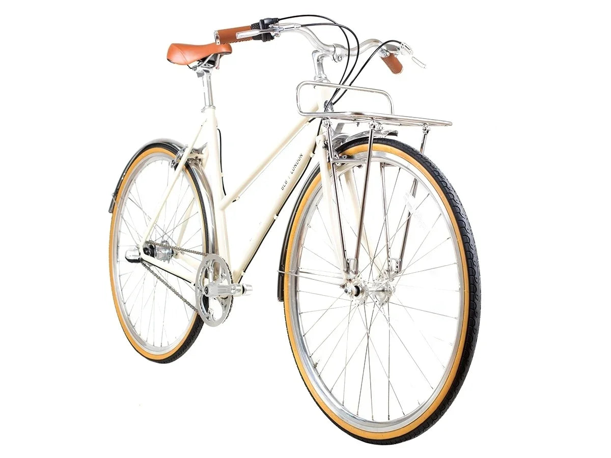 BLB Butterfly 3spd Town Bike - Natural Beige - Simple Bike Store