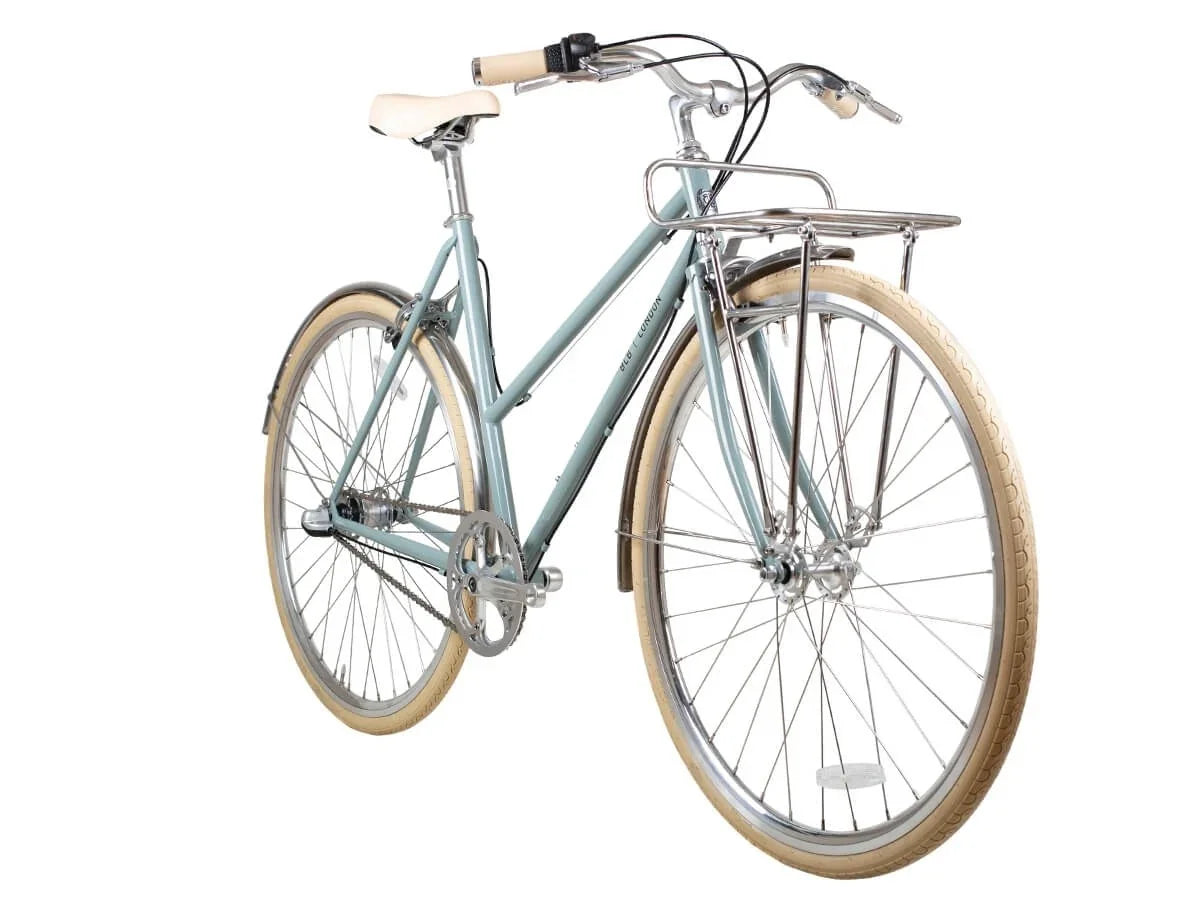 BLB Butterfly 3spd Town Bike - Sage Green - Simple Bike Store