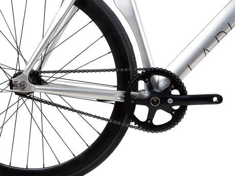 BLB La Piovra ATK Fixie & Single Speed Bike - Polished Silver - Simple Bike Store