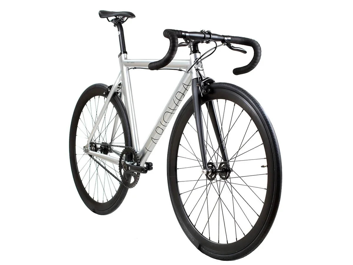 BLB La Piovra ATK Fixie & Single Speed Bike - Polished Silver - Simple Bike Store