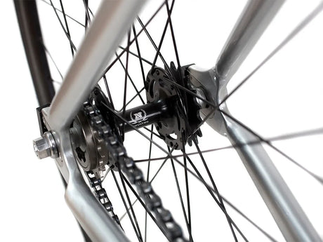 BLB La Piovra ATK Fixie & Single Speed Bike - Polished Silver - Simple Bike Store
