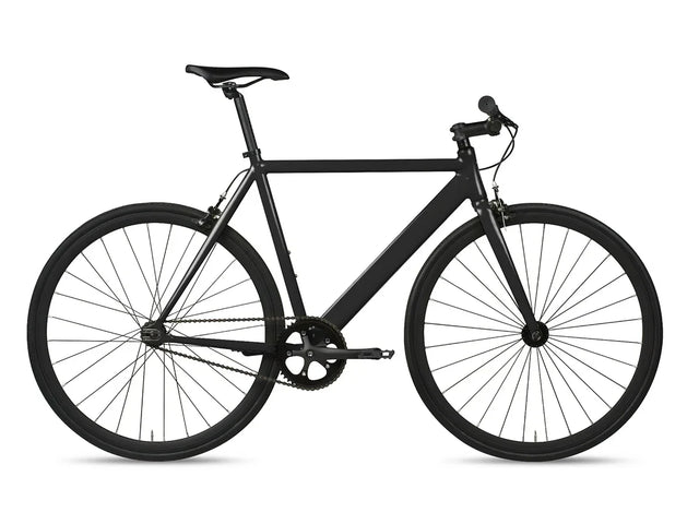 6KU Track Fixie & Single Speed Bike - Black - Simple Bike Store
