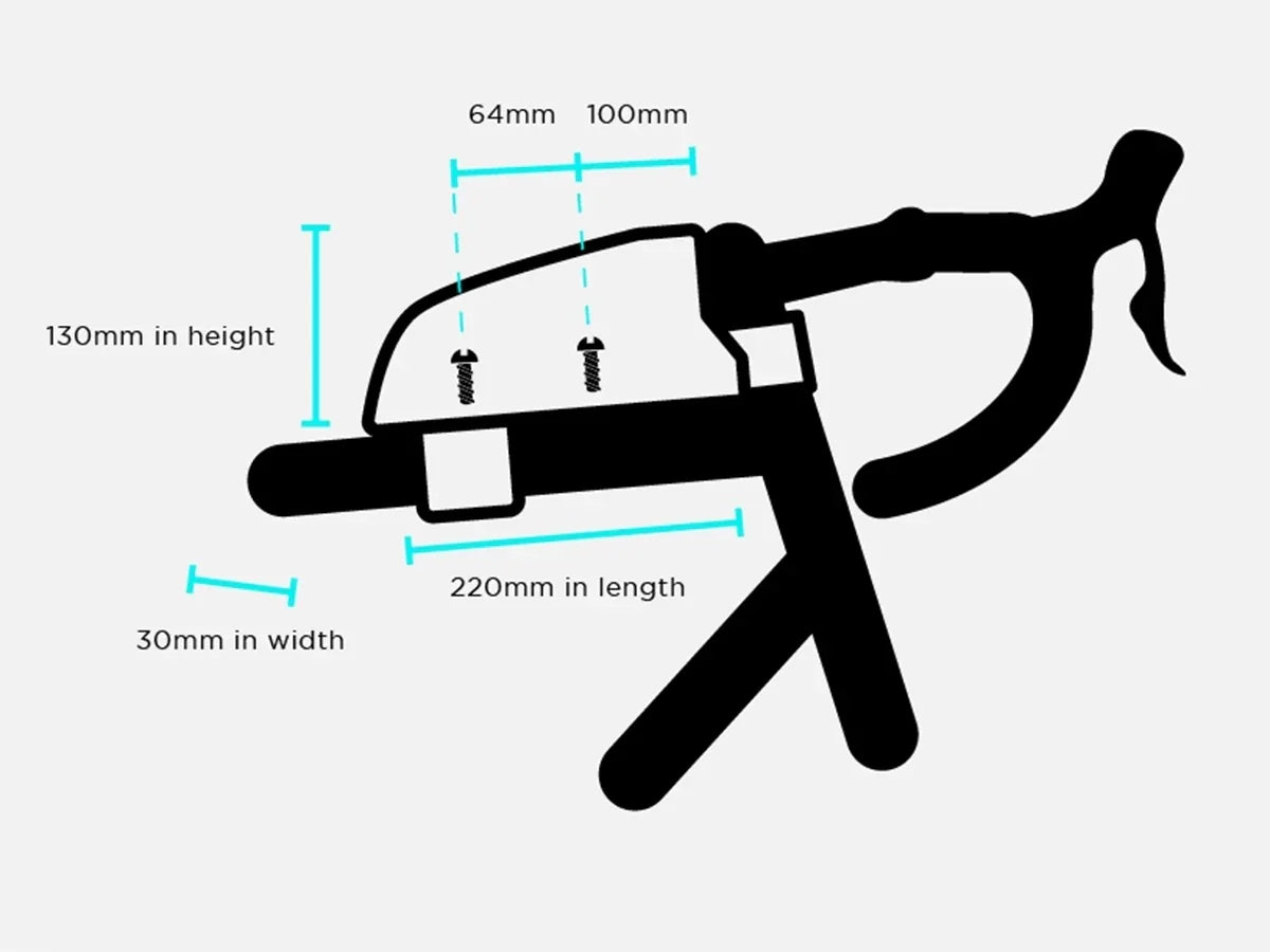 Restrap Bolt-on Top Tube Bag - Simple Bike Store