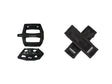 Fyxation Gates Pedals With Strap Kit - Simple Bike Store
