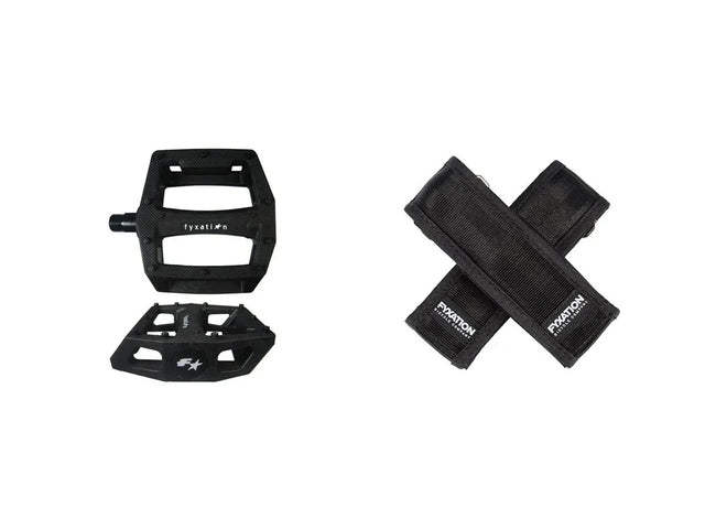 Fyxation Gates Pedals With Strap Kit - Simple Bike Store