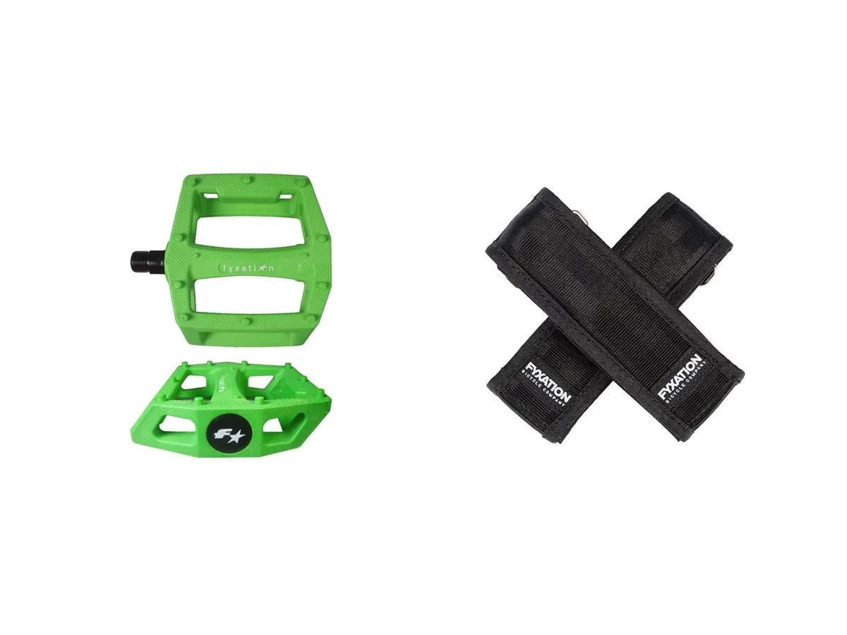 Fyxation Gates Pedals With Strap Kit - Simple Bike Store