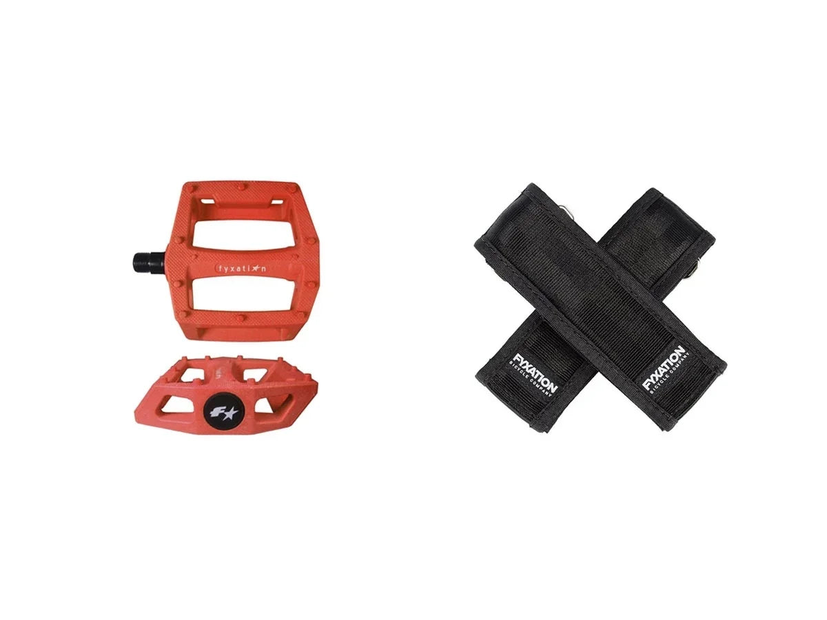 Fyxation Gates Pedals With Strap Kit - Simple Bike Store
