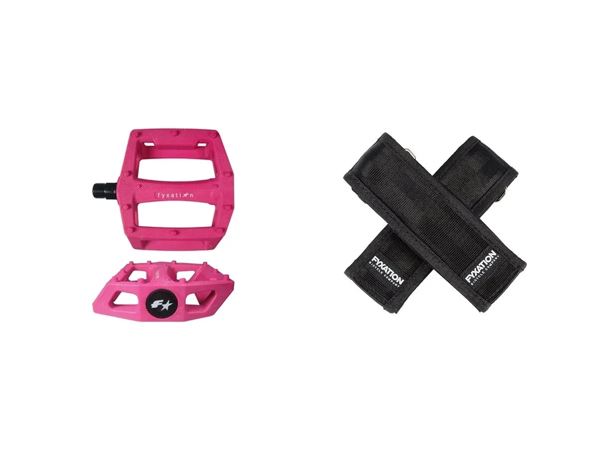 Fyxation Gates Pedals With Strap Kit - Simple Bike Store