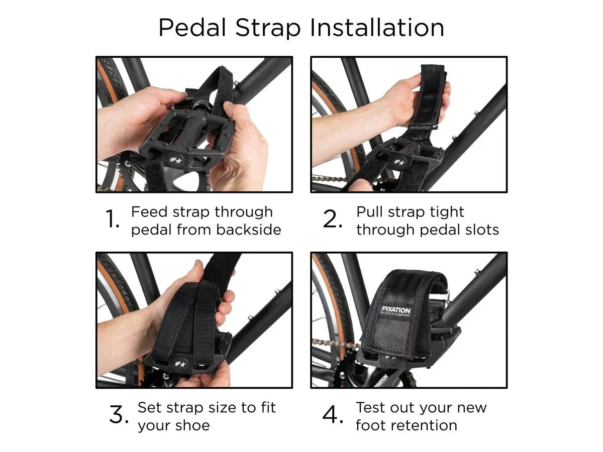 Fyxation Gates Pedals With Strap Kit - Simple Bike Store