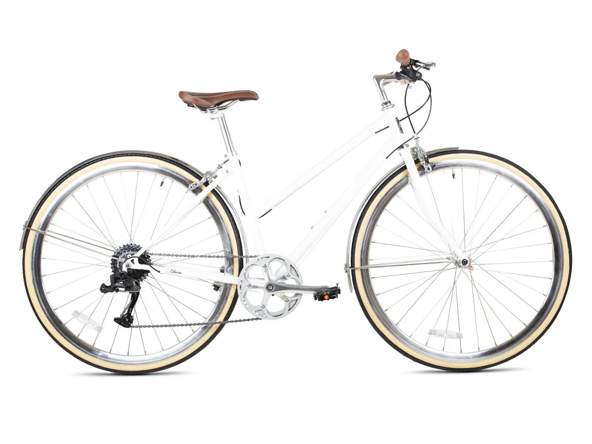 6KU Odessa 8spd City Bike - Coney White - Simple Bike Store
