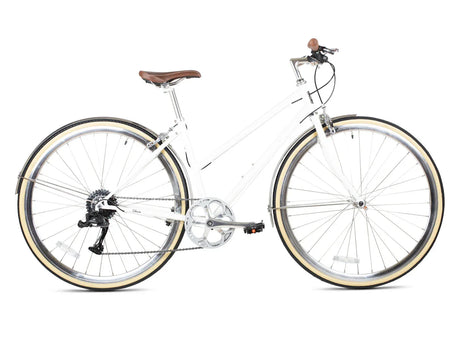 6KU Odessa 8spd City Bike - Coney White - Simple Bike Store