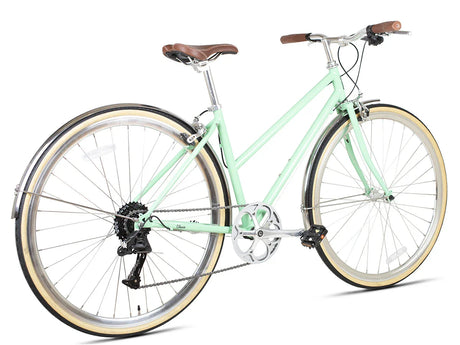 6KU Odessa 8spd City Bike - Elysian Green - Simple Bike Store