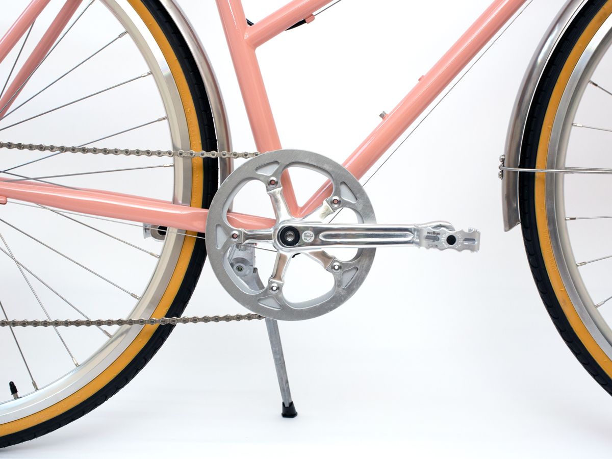 BLB Sommerfugl 8 gear Bycykel - Støvet Lyserød
