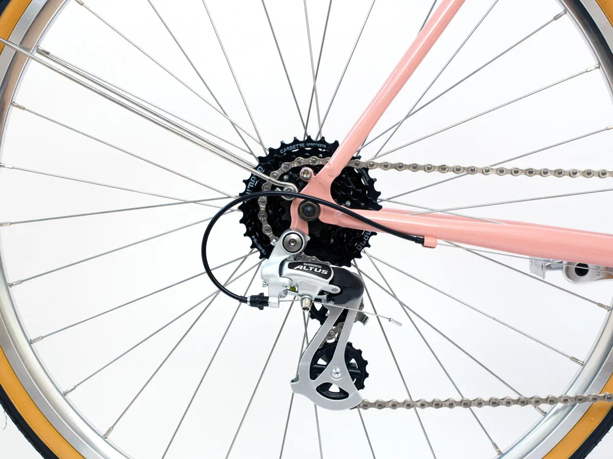 BLB Butterfly 8spd Town Bike - Dusty Pink - Simple Bike Store