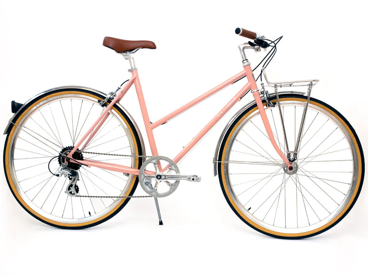 BLB Butterfly 8spd Town Bike - Dusty Pink - Simple Bike Store