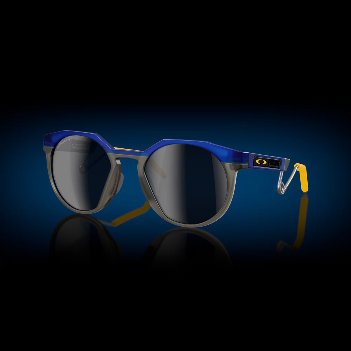 OAKLEY sunglasses HSTN Metal trans crystal blue w/prizm black