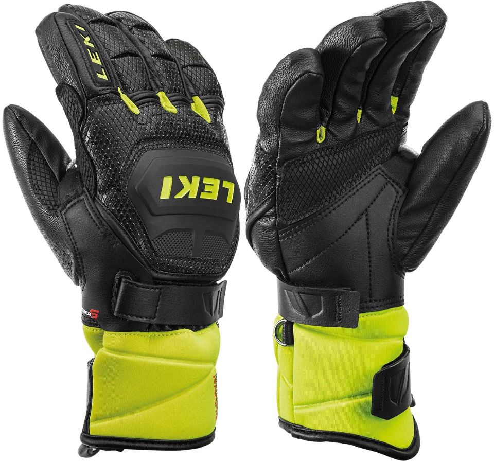 LEKI Gloves WC Race JR Flex S Black/Green